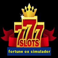 fortune ox simulador